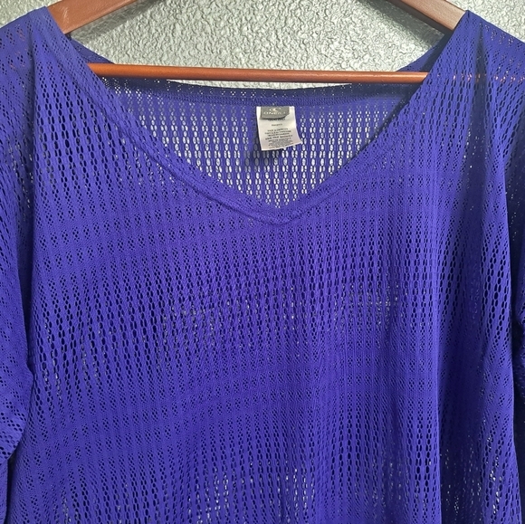 Oneill Blue Mesh Swimsuit Cover Up/Tunic   Size XS/S - Picture 8 of 12